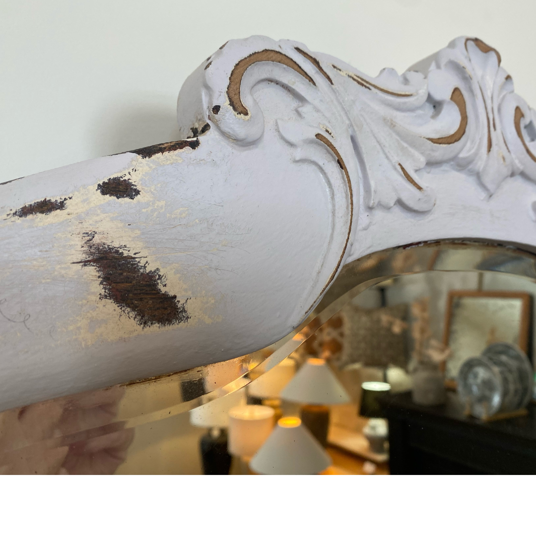 Decorative Carved Wooden Mirror