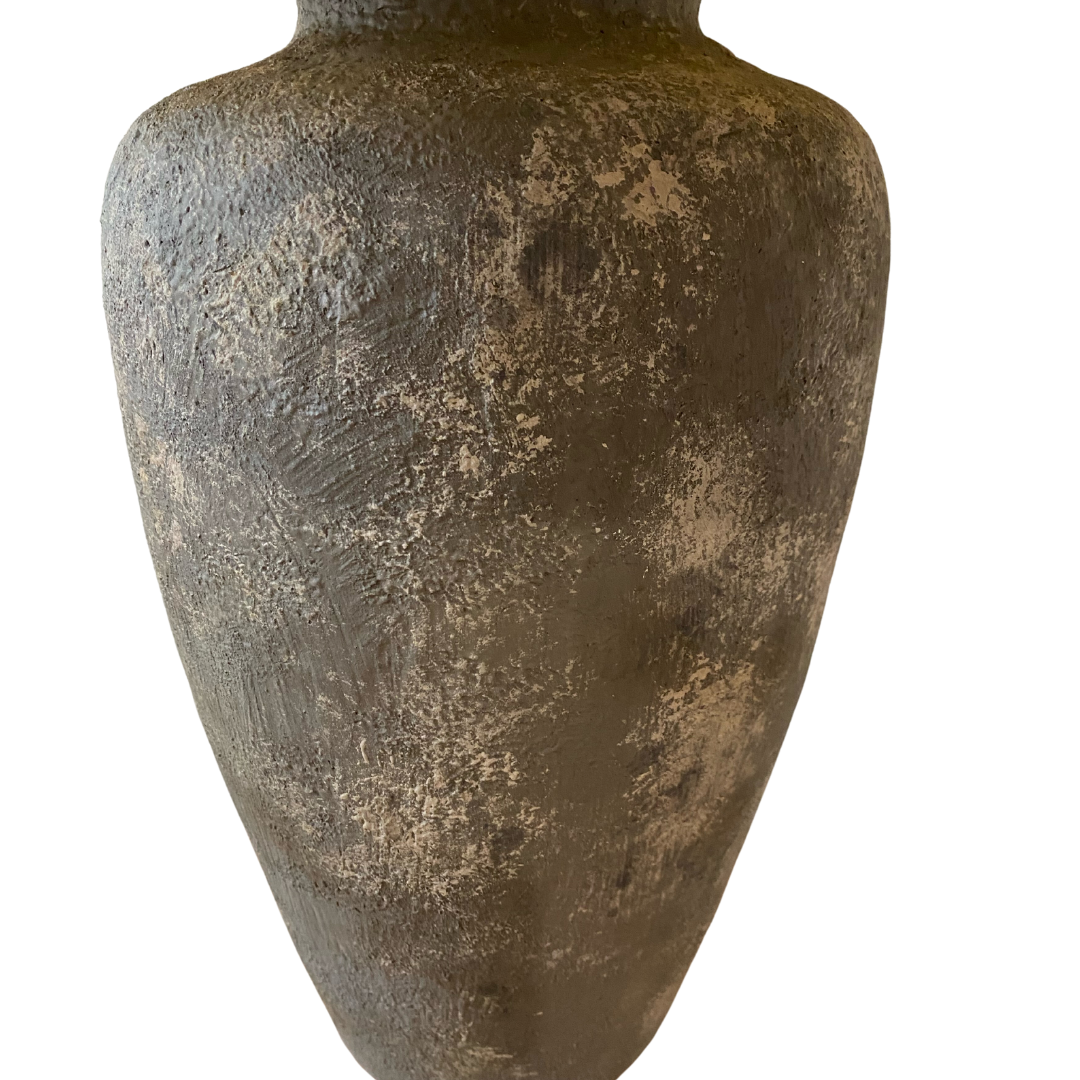 Large Earthen Artisan Lamp