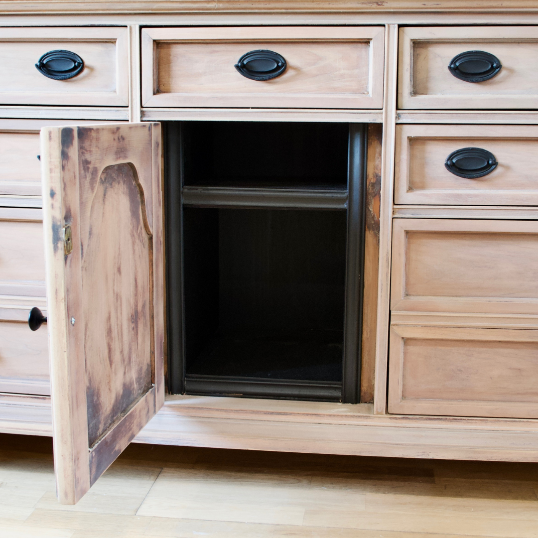 Rustic Wood Sideboard