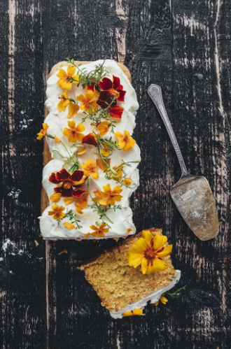 Flowers On A Plate