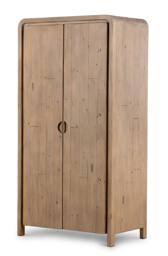 Distressed Teak Wardrobe